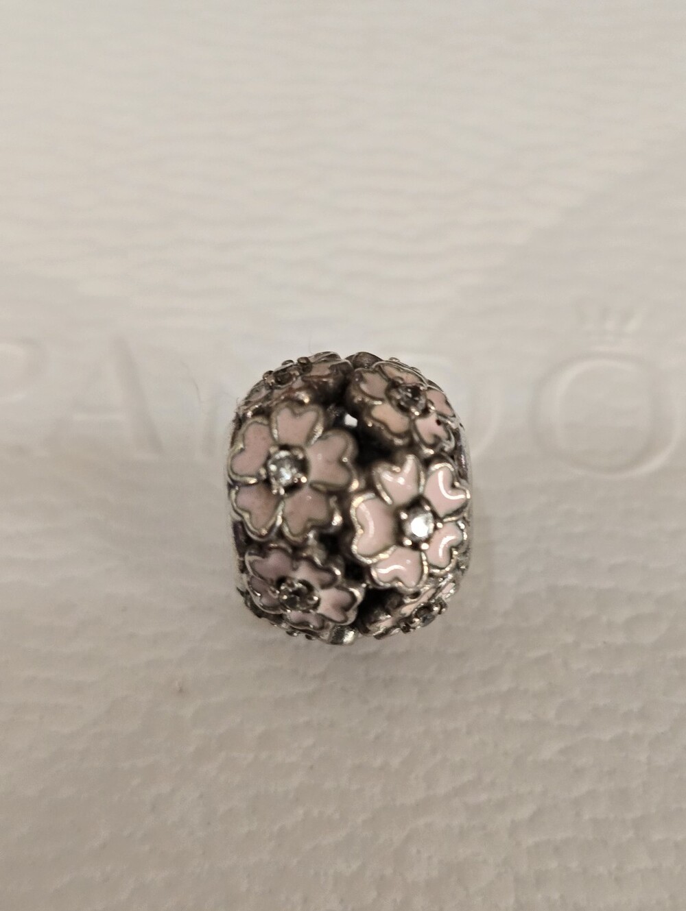 Authentic Pandora Pink Daisy Charm